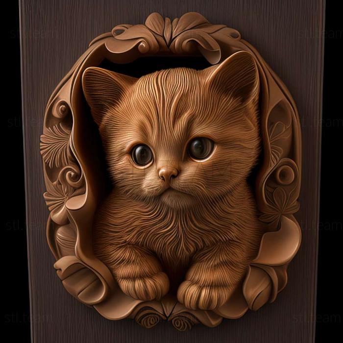 3D модель Бамбино кошка (STL)